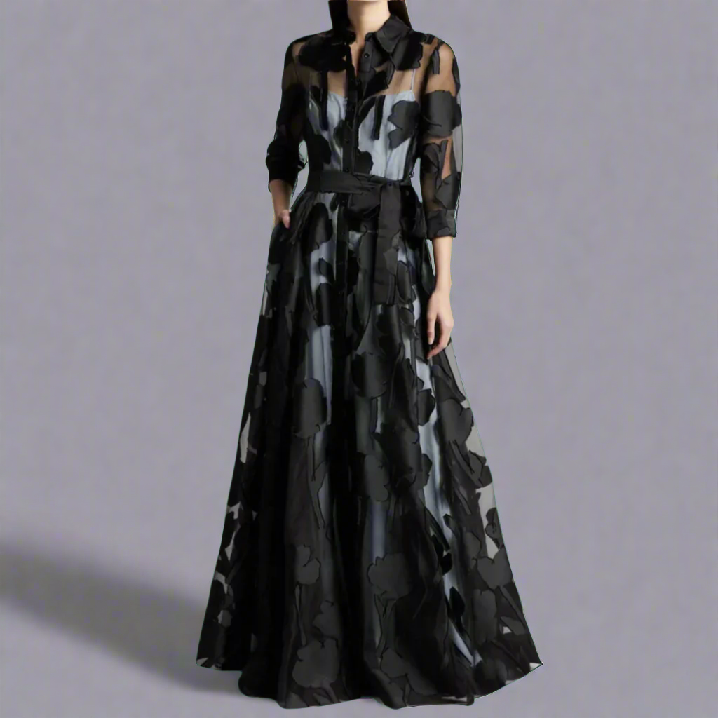 MARTHELINE™ KJOLE | Let og elegant lang kjole til enhver lejlighed