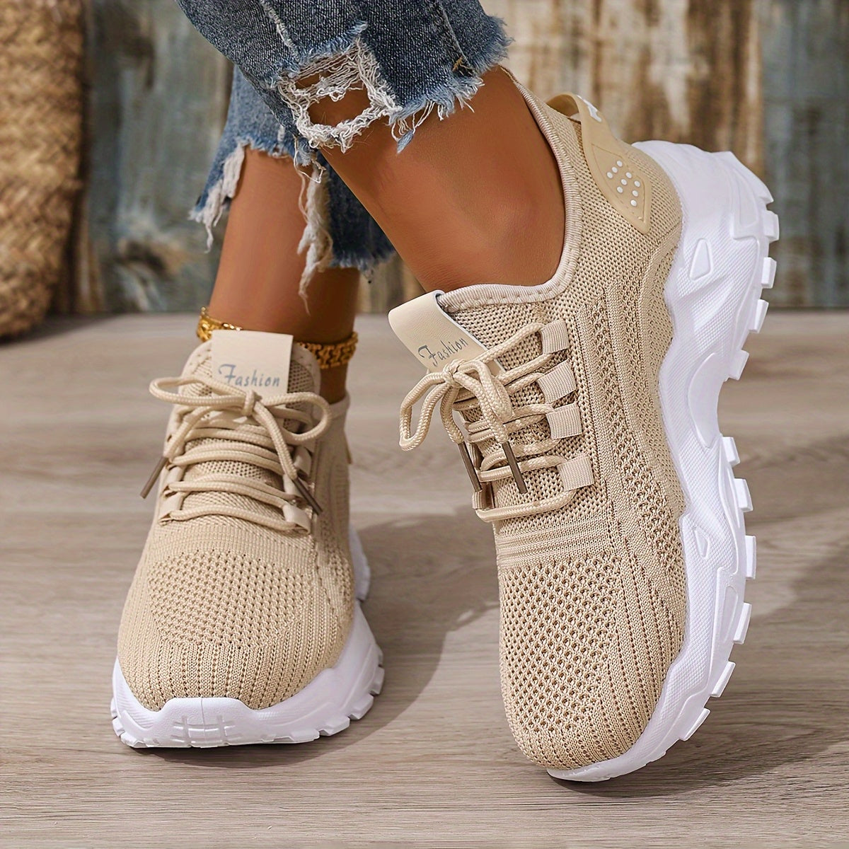 Monica™ | Letvægts mesh-sneakers