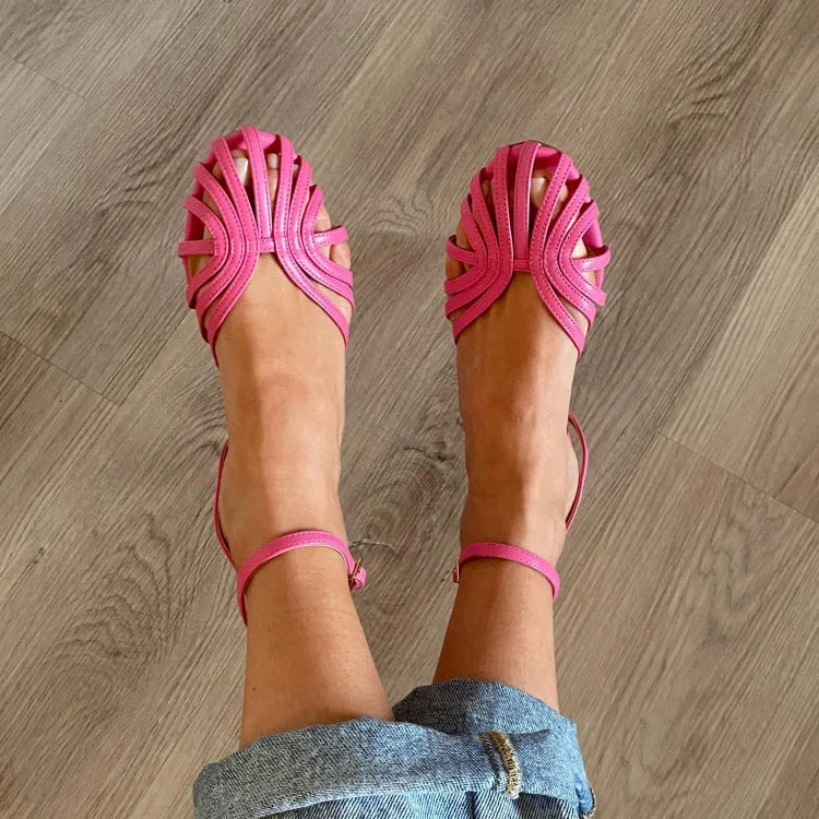 Vittoria | Elegante gyldne sandaler