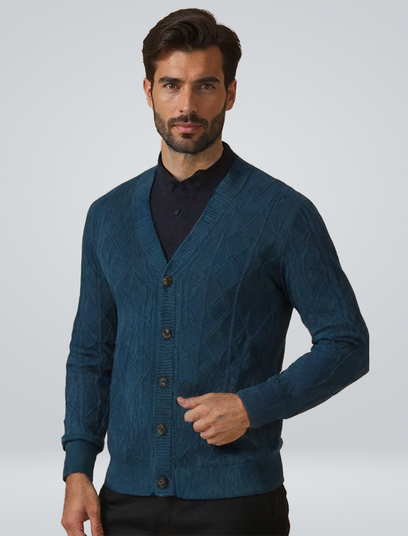 Niels | Chic Strikket Cardigan