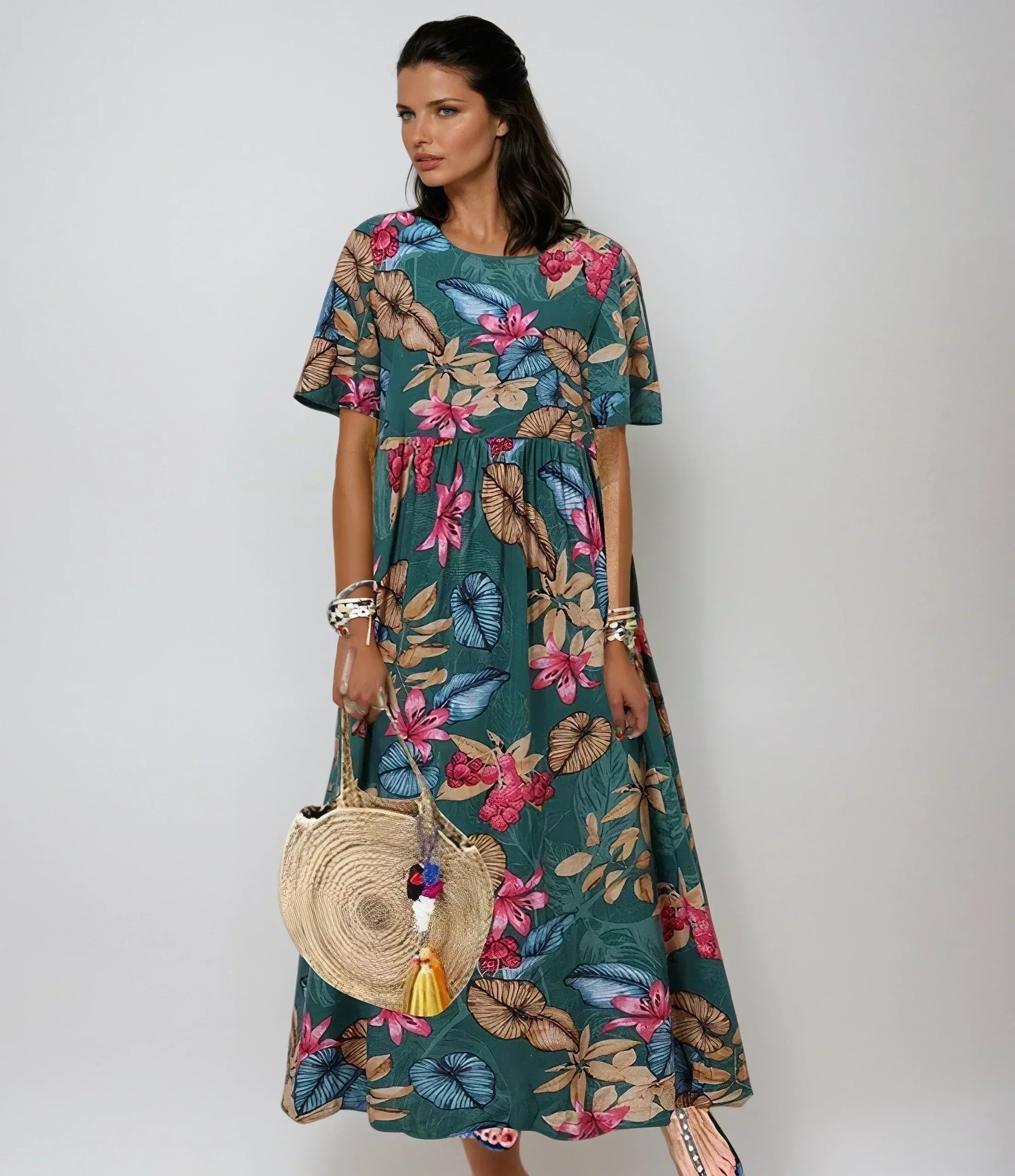 Lovi | Elegant Sommerblomst Kjole