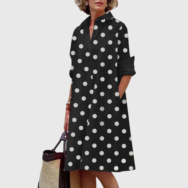 Paige | Elegant Mini Kjole med Lommer