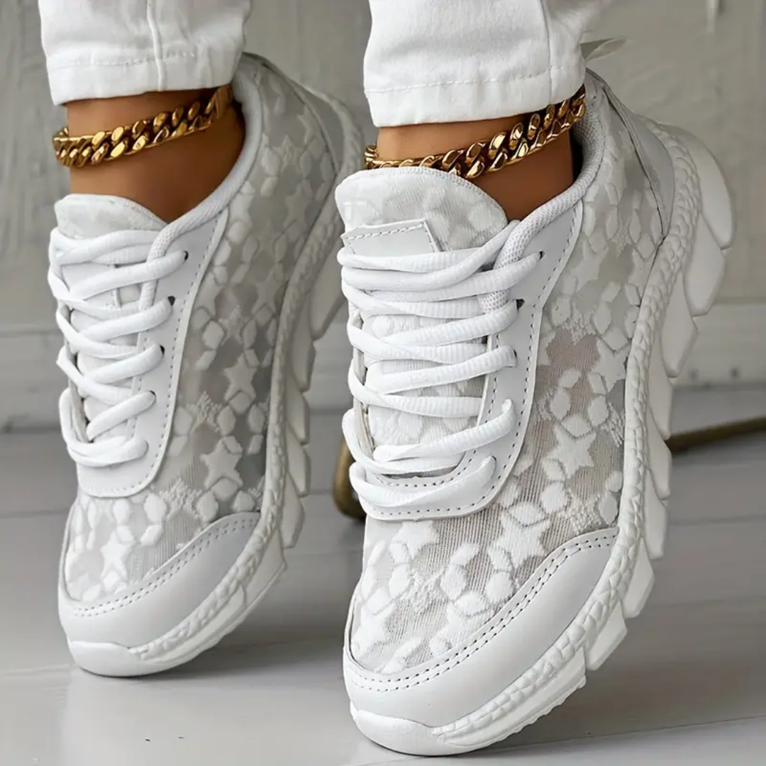 Augusta | Elegante sneakers af mesh