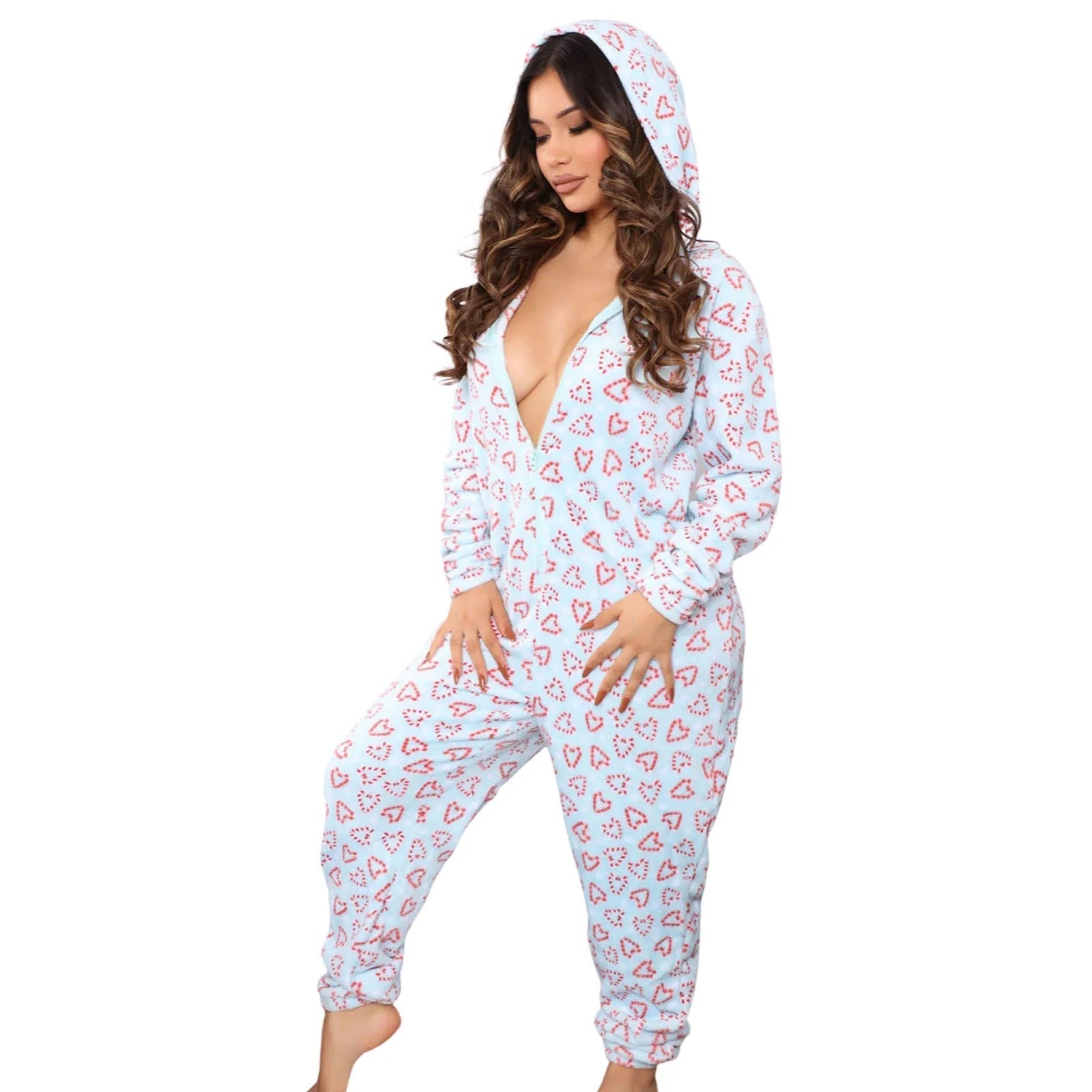Kaja | Hyggeligt Fleece Loungewear med Stjerneprint