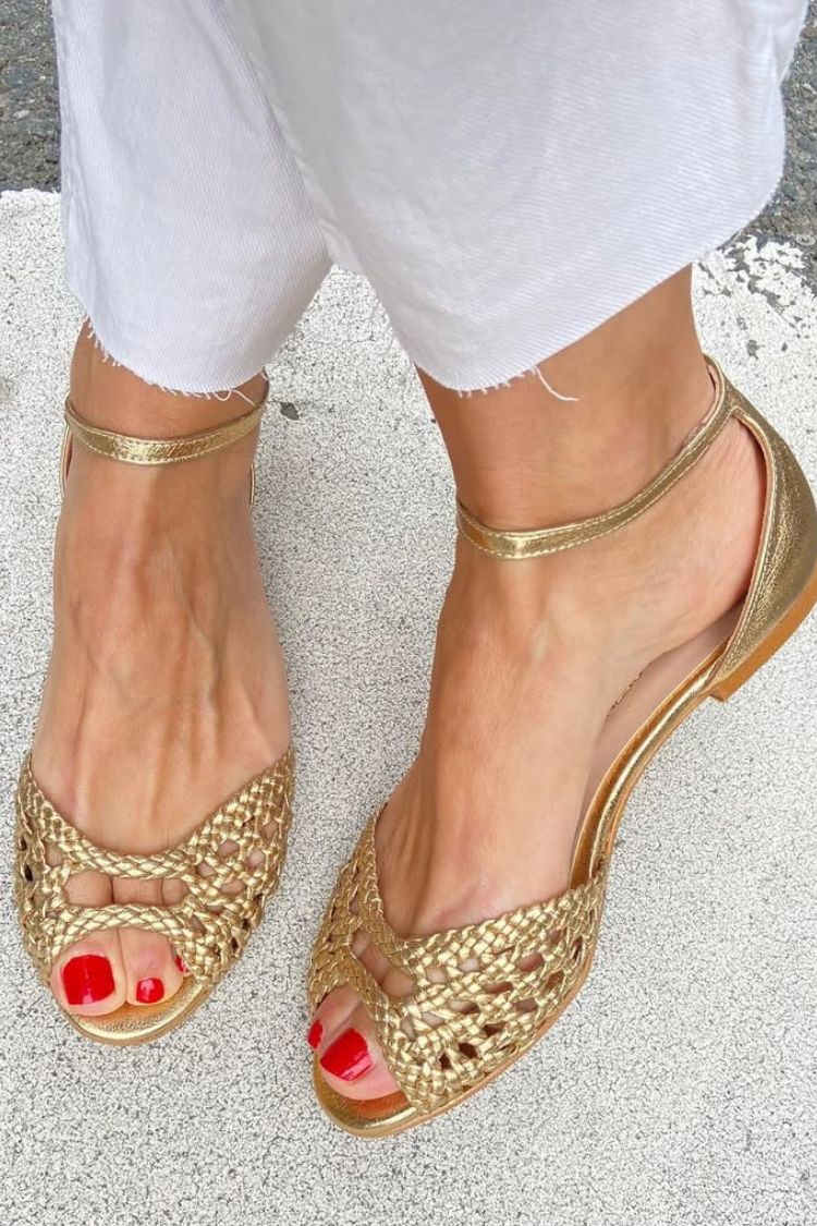 Isadora | Flettede sandaler