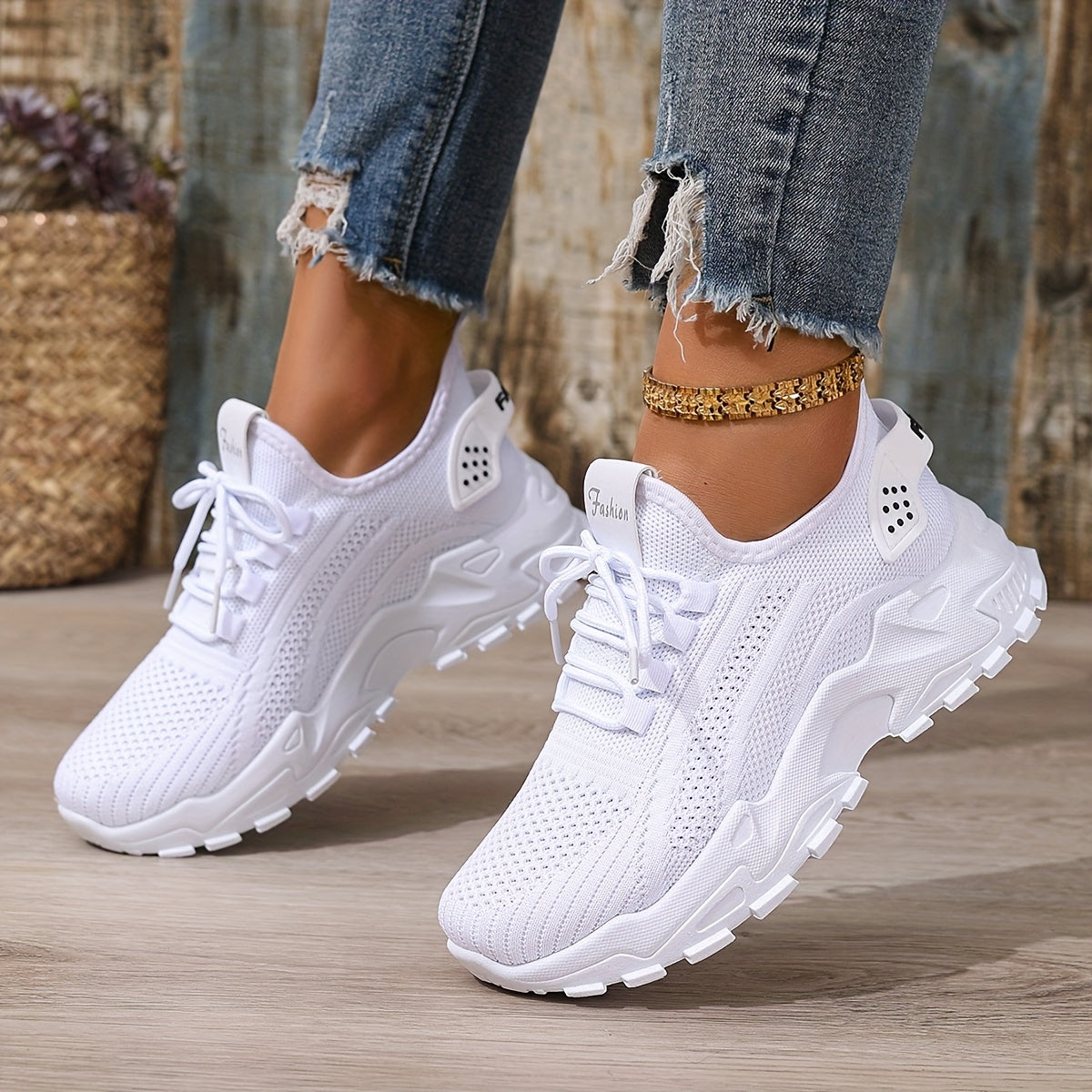 Monica™ | Letvægts mesh-sneakers