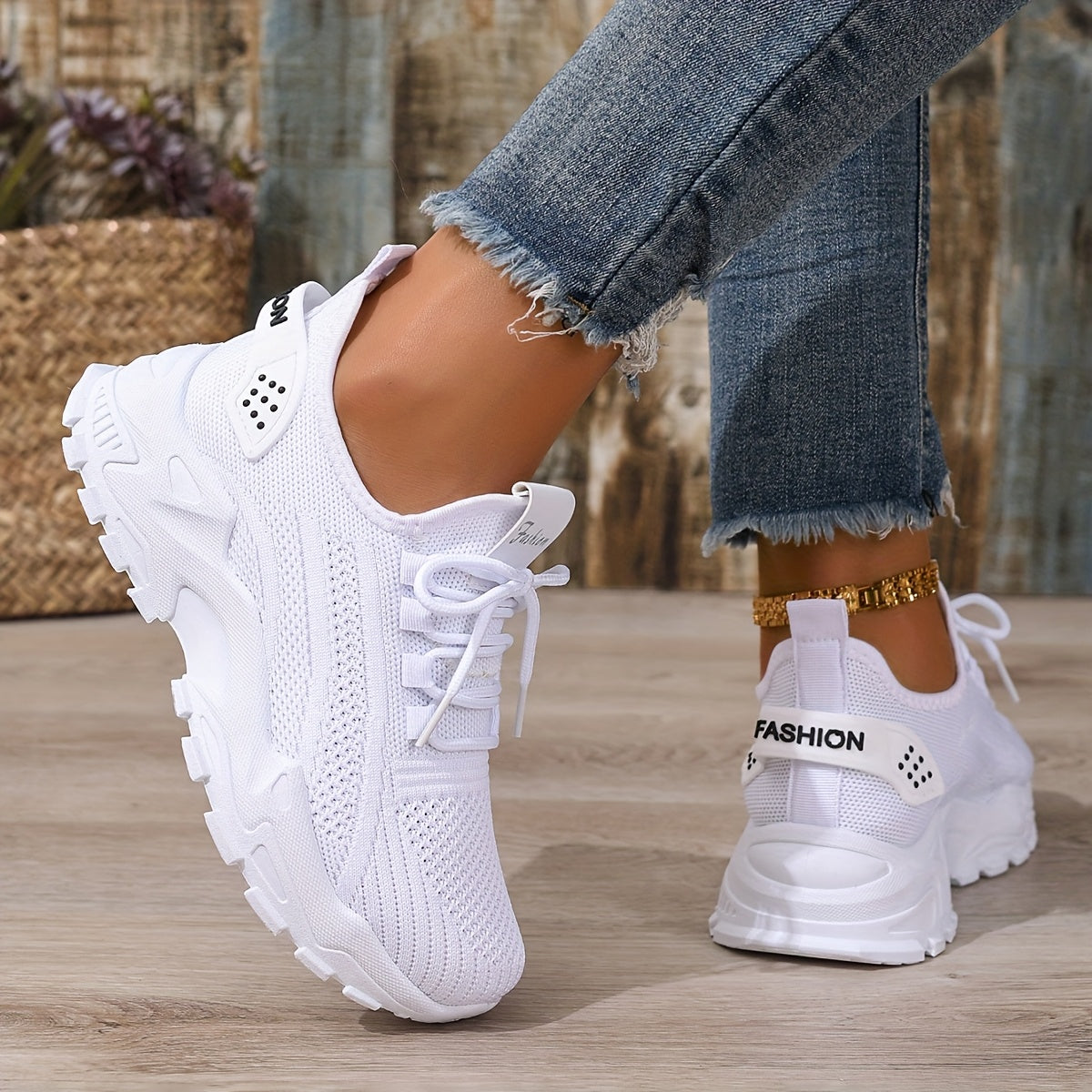 Monica™ | Letvægts mesh-sneakers
