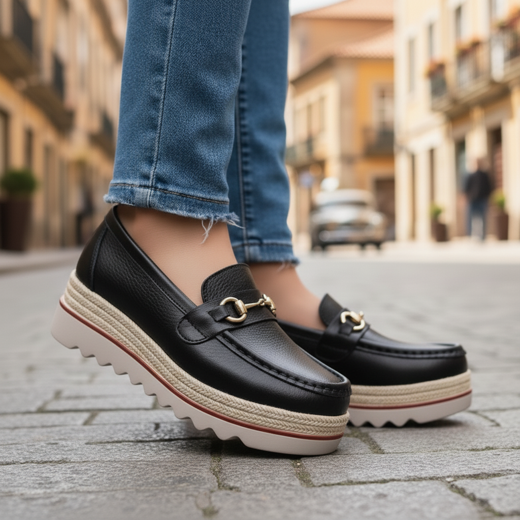 Amalie™ | Ortopædiske Platform Loafers