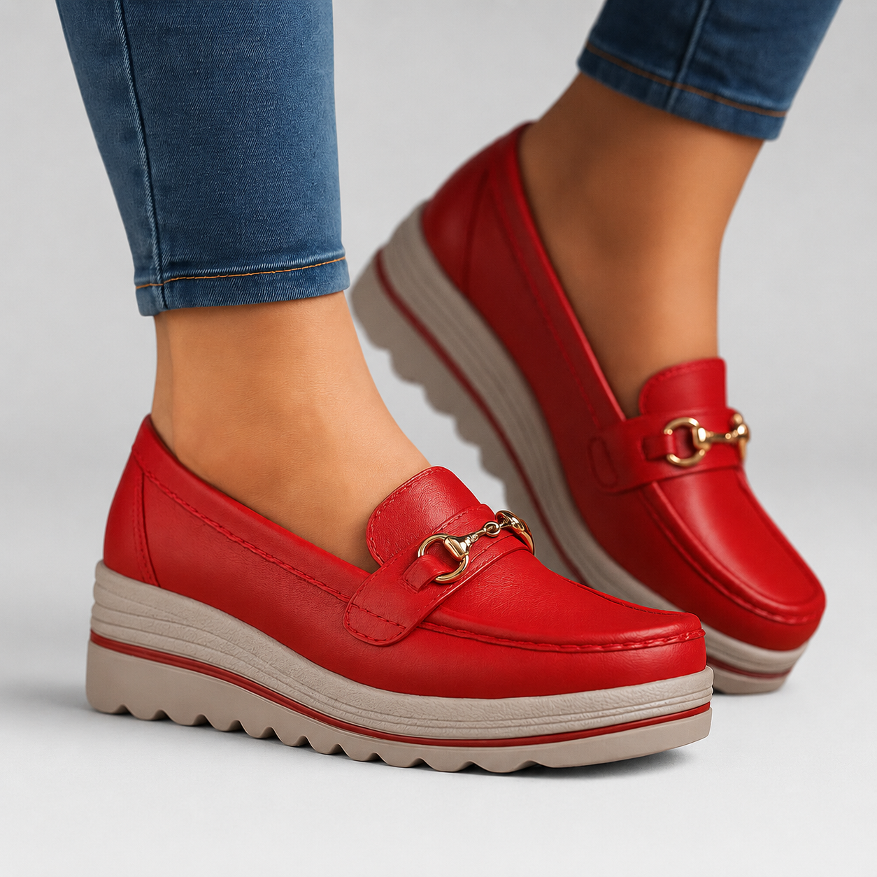 Amalie™ | Ortopædiske Platform Loafers