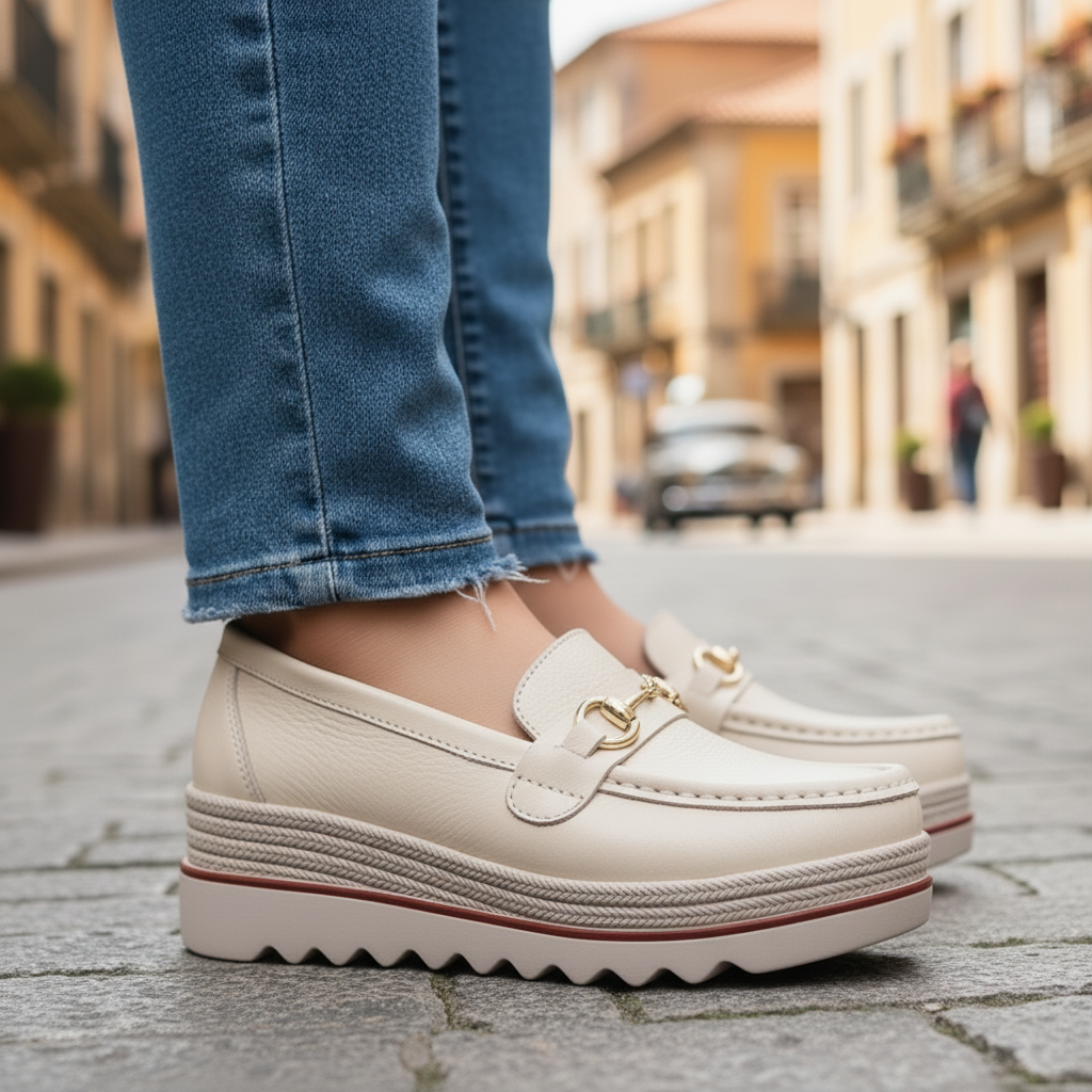 Amalie™ | Ortopædiske Platform Loafers