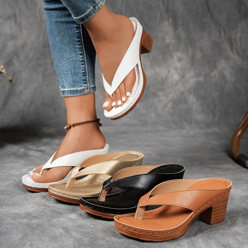 Jette | Elegante sandaler med hæl