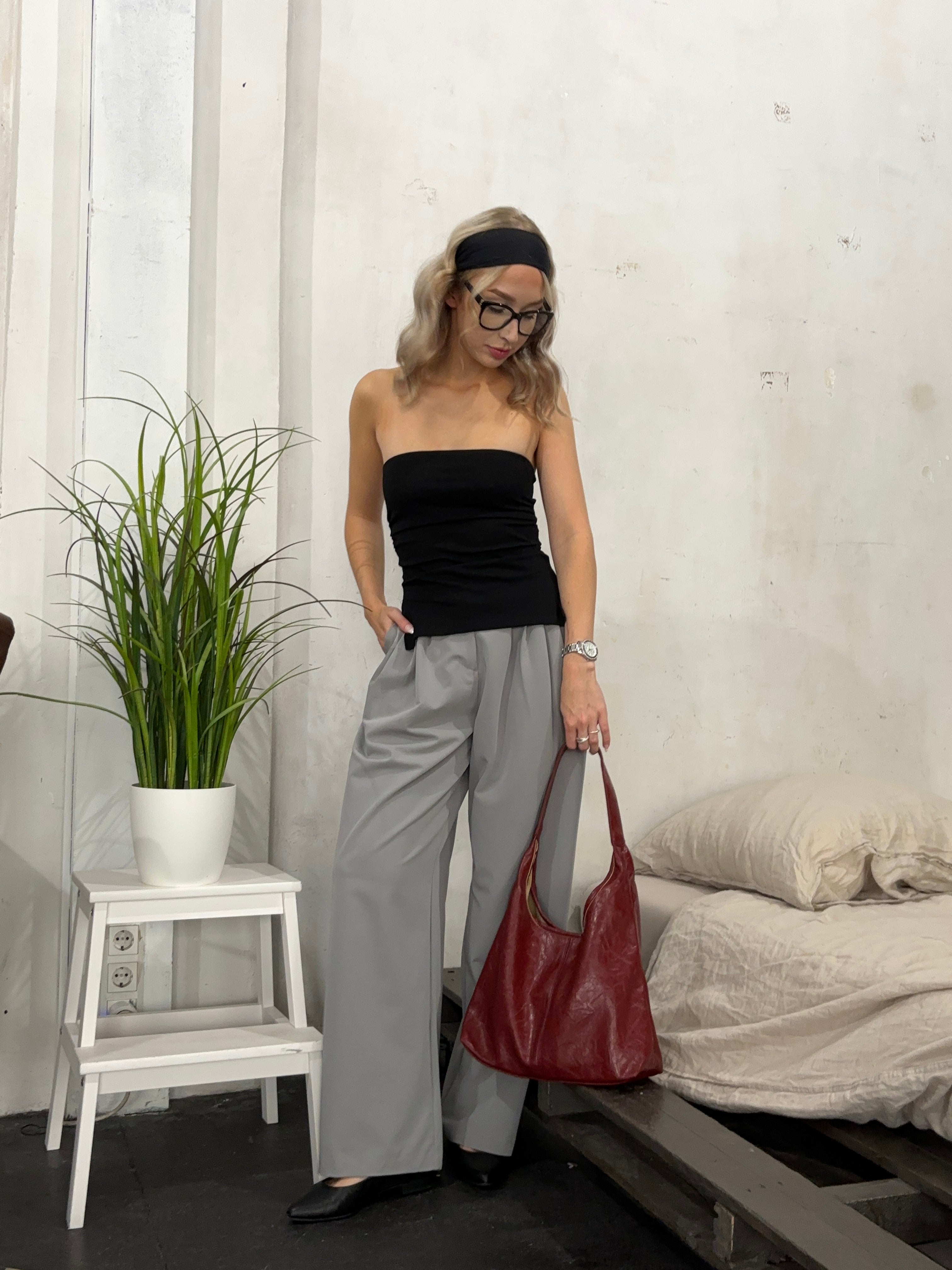 Jytte™ | Chic Sort Hobo Taske