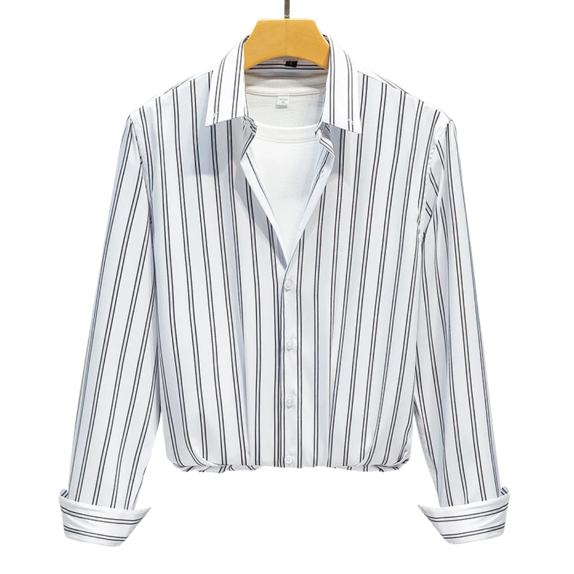 Levi™ | Elegant Stribet Skjorte