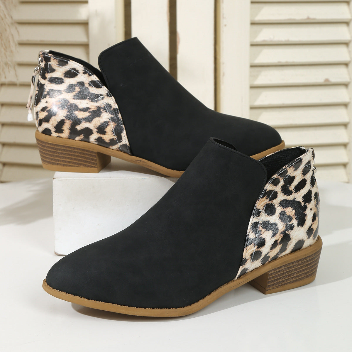 Leona™ – Stilige støvler med leoparddetaljer