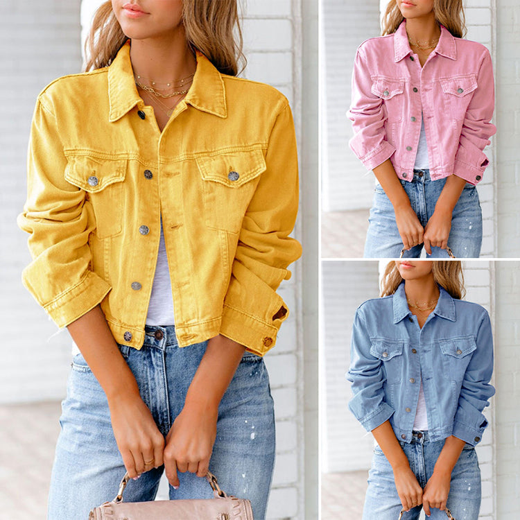 Oline | Stilfuld Forårs Denimjakke