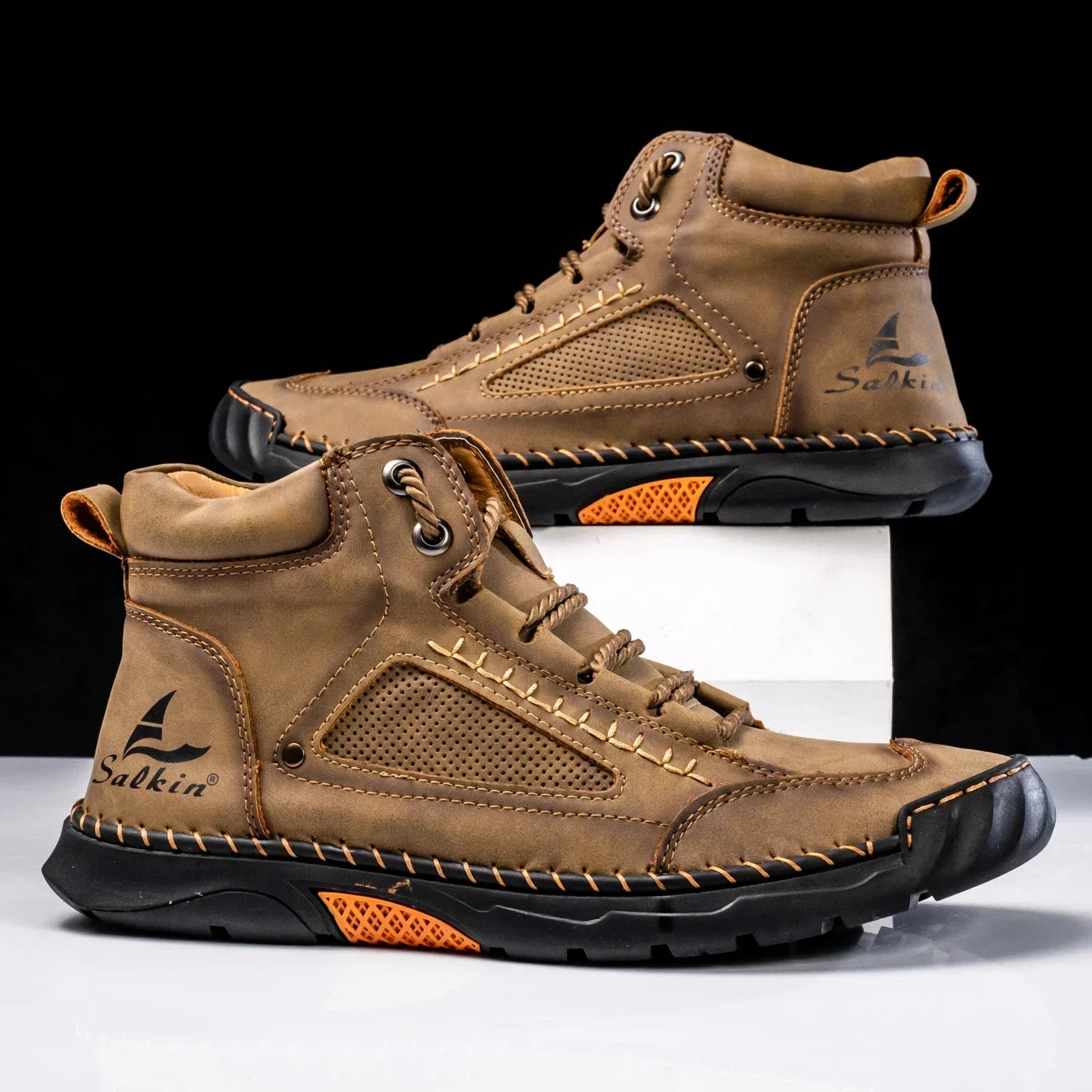 Milan™ | Læder high-top sko
