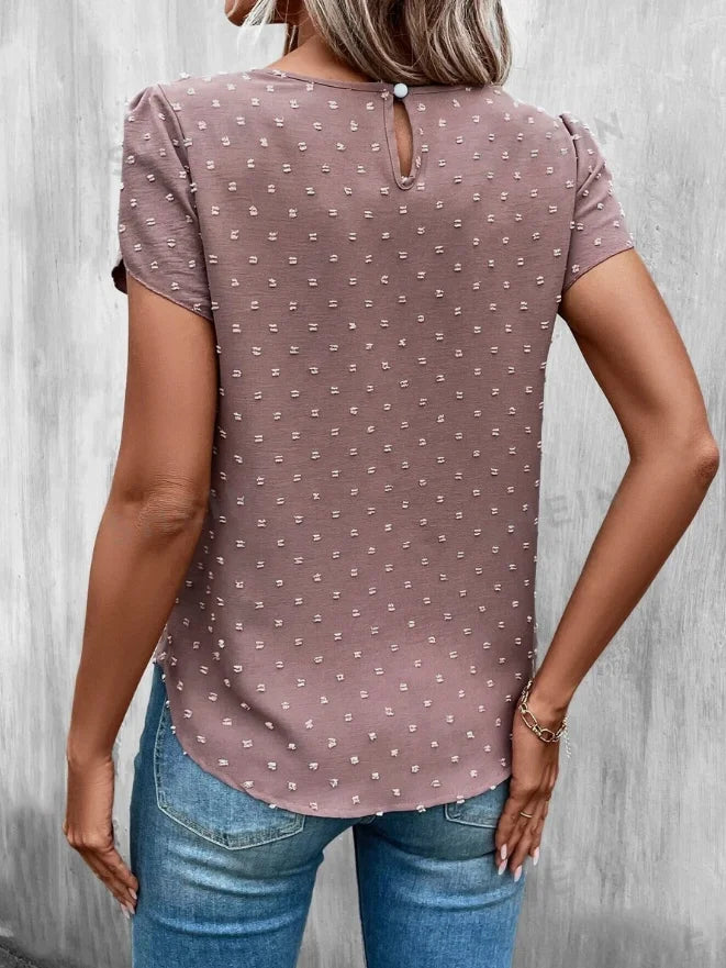 Eloisa | Elegant Bluse med Prikker