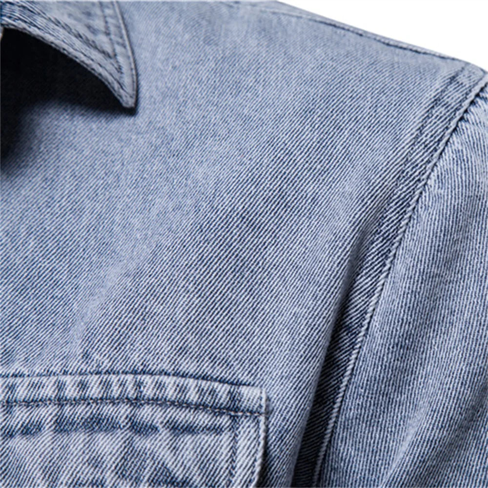 Rolf™ | Klassisk Denimskjorte til Mænd