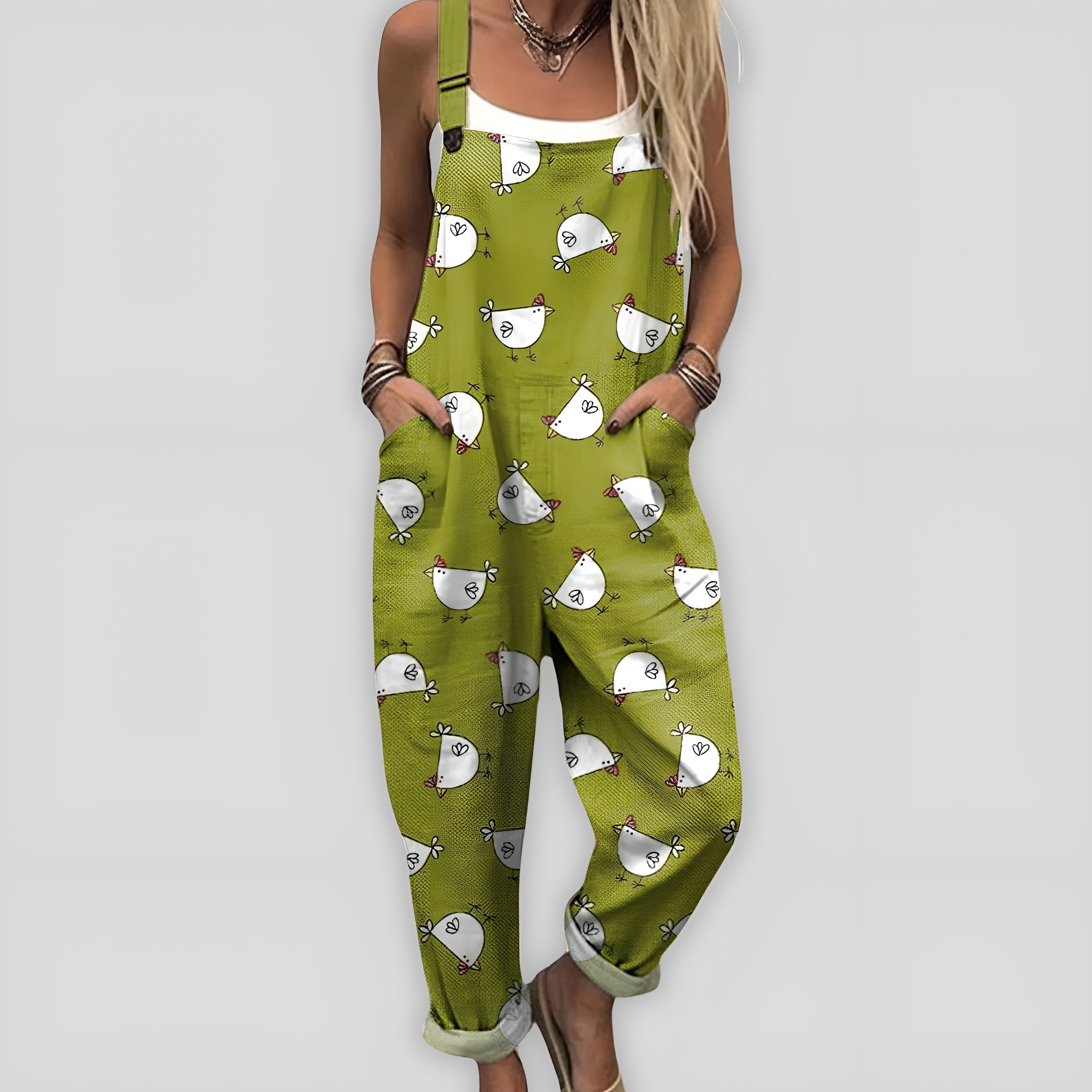 MEYER | Komfortabel og Stilfuld Jumpsuit med Løs Pasform