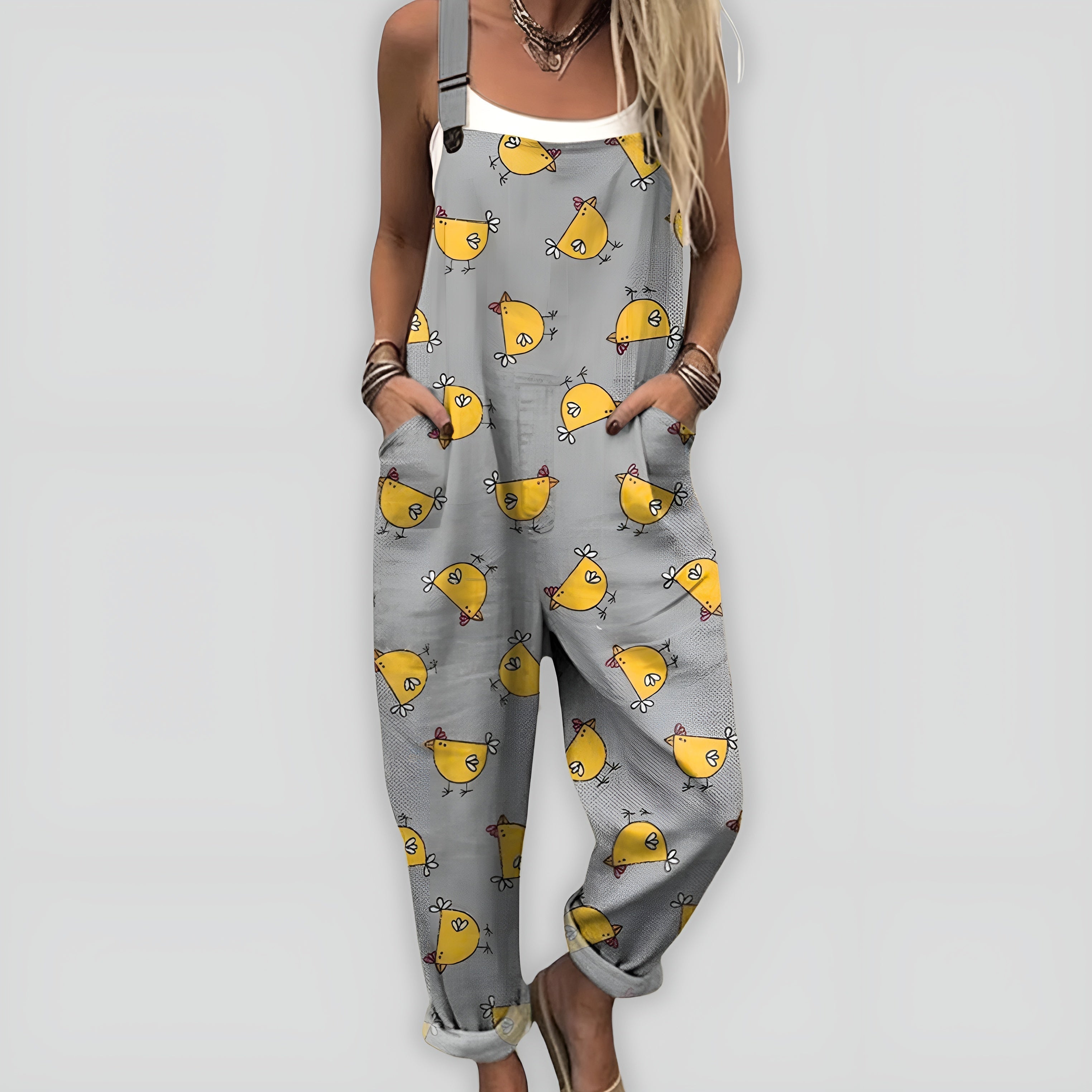 MEYER | Komfortabel og Stilfuld Jumpsuit med Løs Pasform