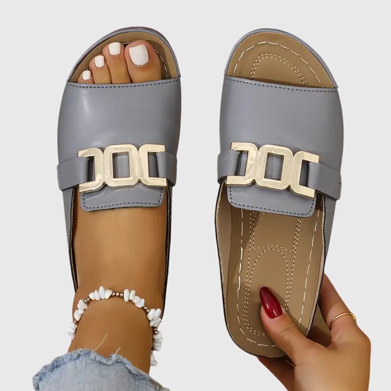 Silje | Guldspænde Sandaler
