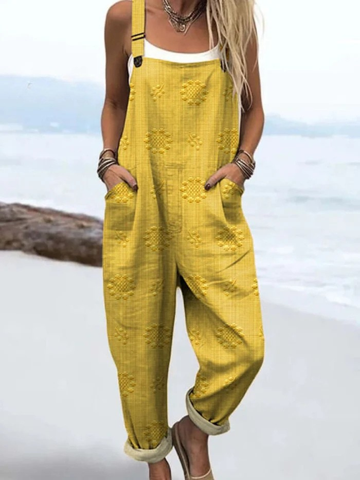 MEYER | Jumpsuit med vintage blomsterprint