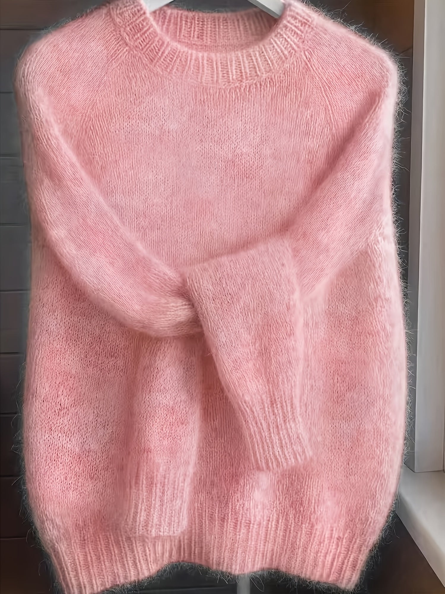 Elise | Elegant Forårssweater i Blød Mohair-Blend