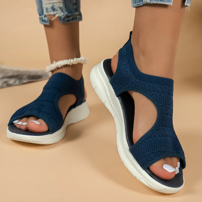 Clara™ | Åndbare Komfortsandaler med Plateausål