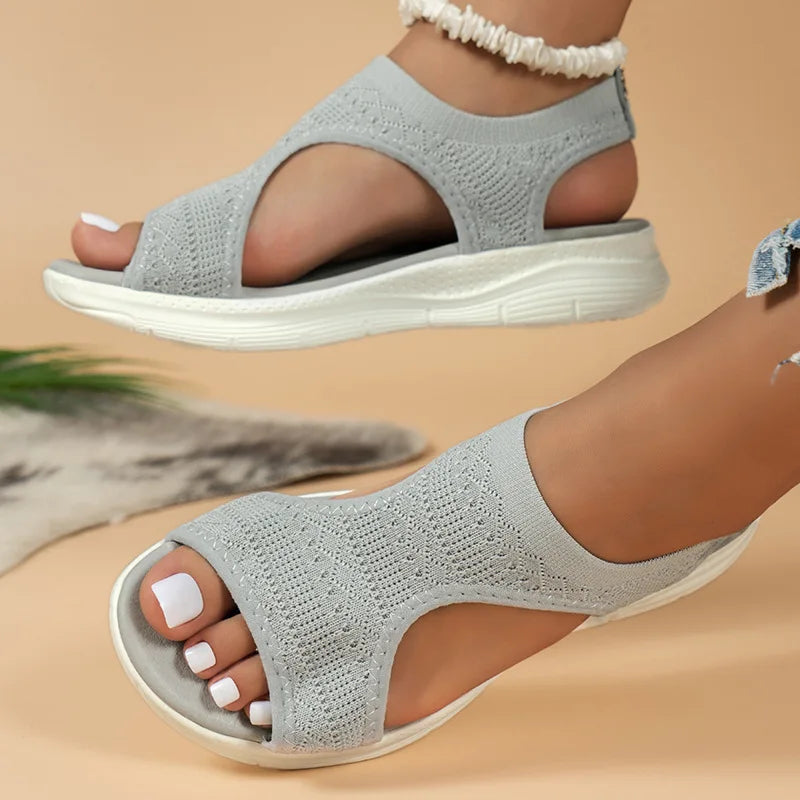 Clara™ | Åndbare Komfortsandaler med Plateausål
