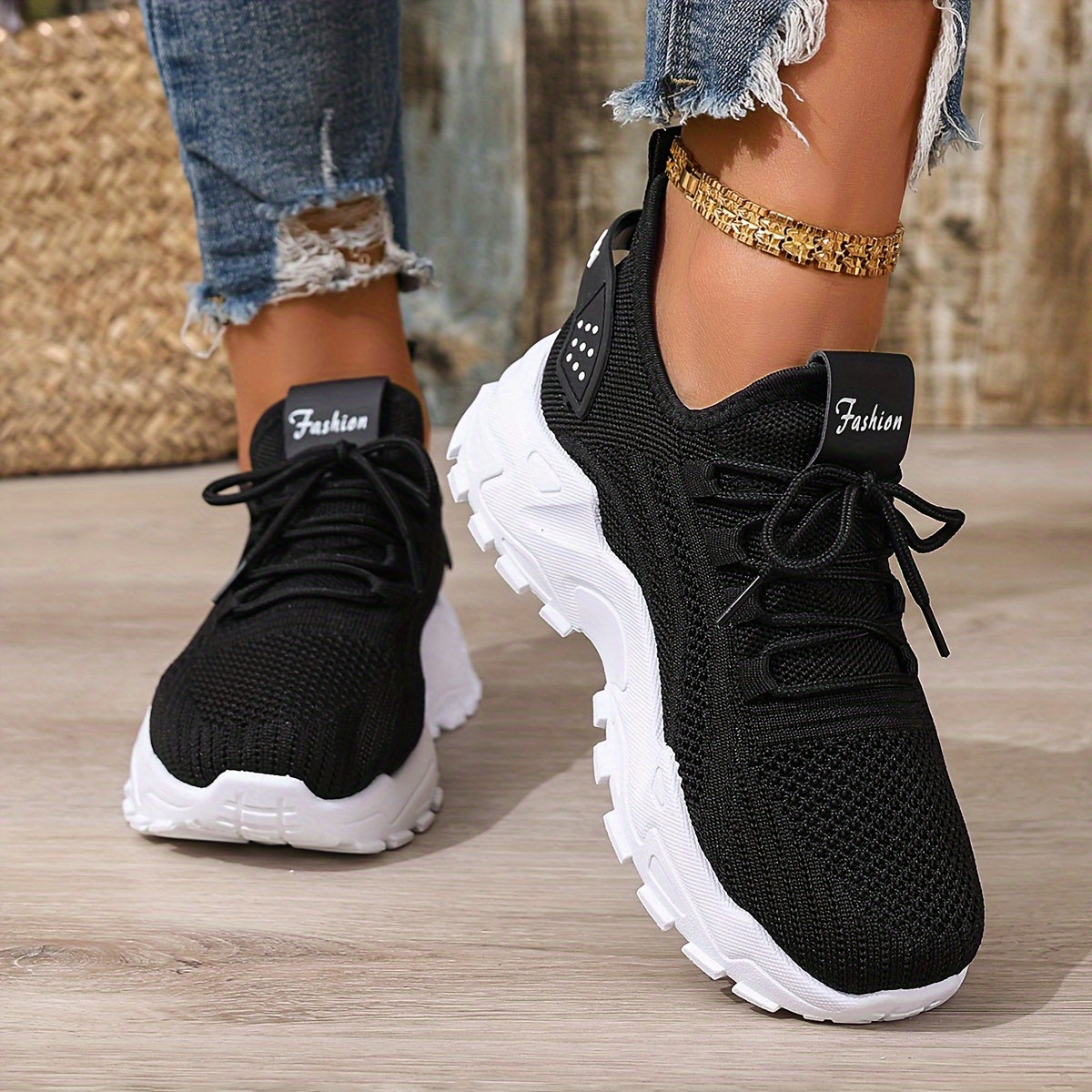 Monica™ | Letvægts mesh-sneakers