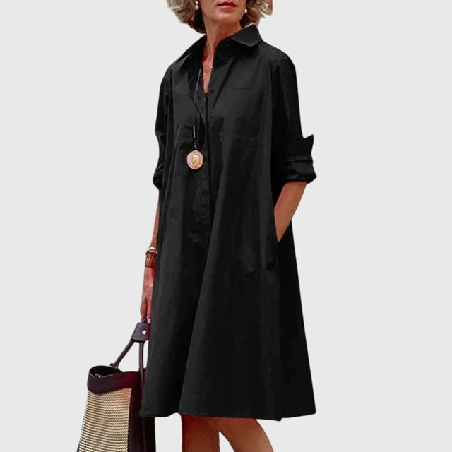 Paige | Elegant Mini Kjole med Lommer