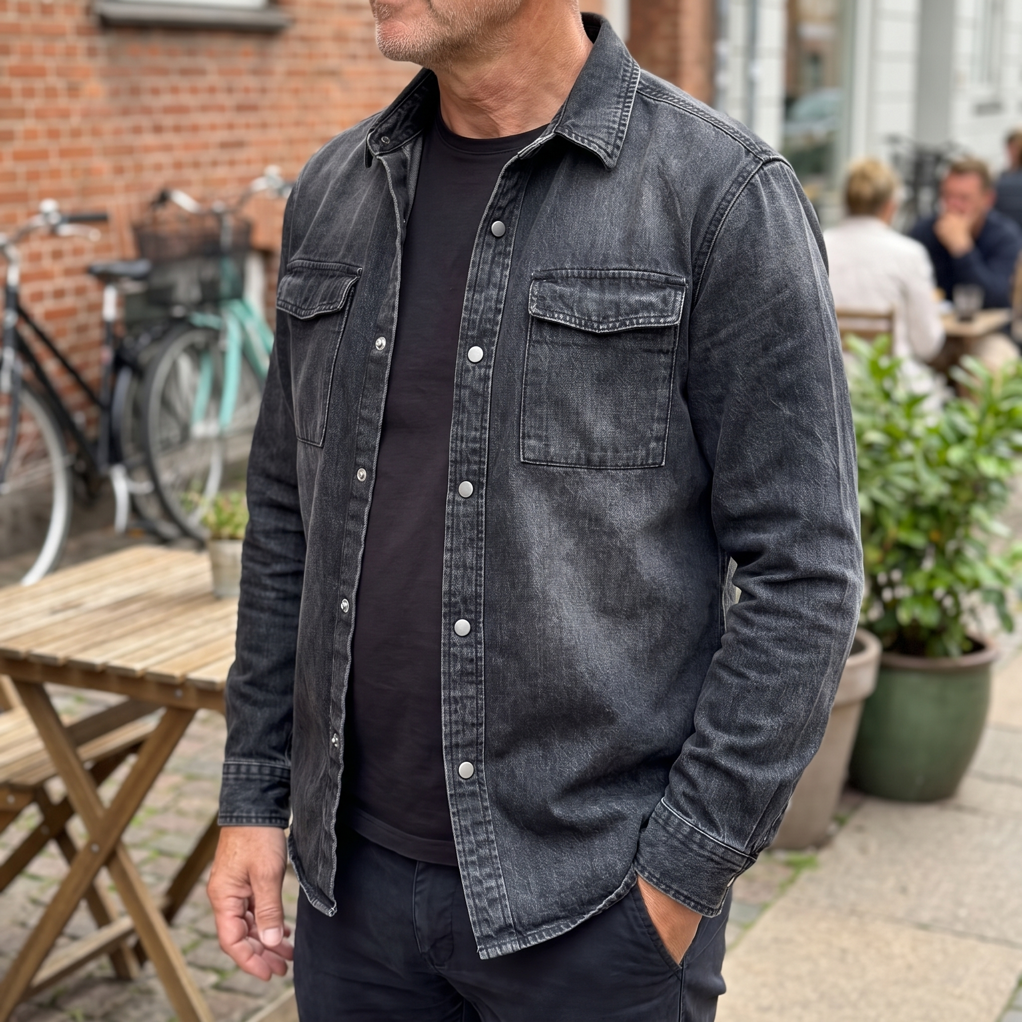 Rolf™ | Klassisk Denimskjorte til Mænd