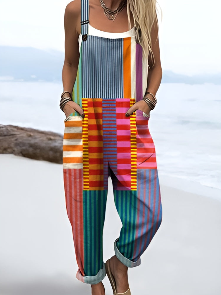 MEYER | Farve Pop Stripe Overalls