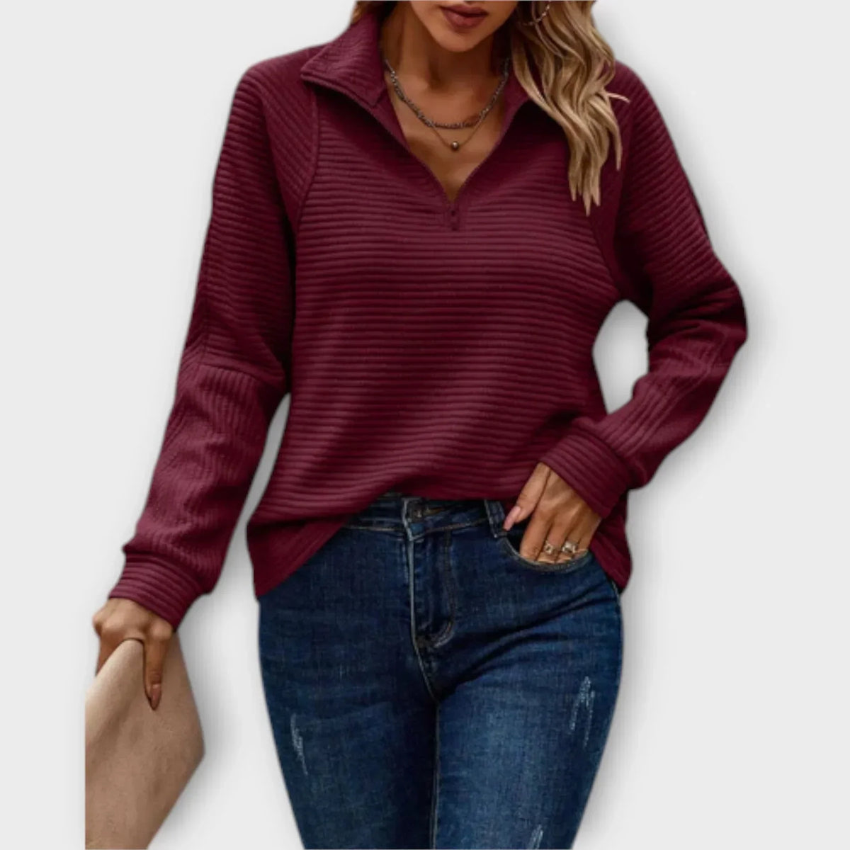 Olivia | Half-Zip Trøje