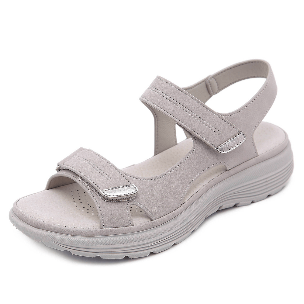 Rasmine | Stilfulde Sandaler med Justerbar Velcrorem