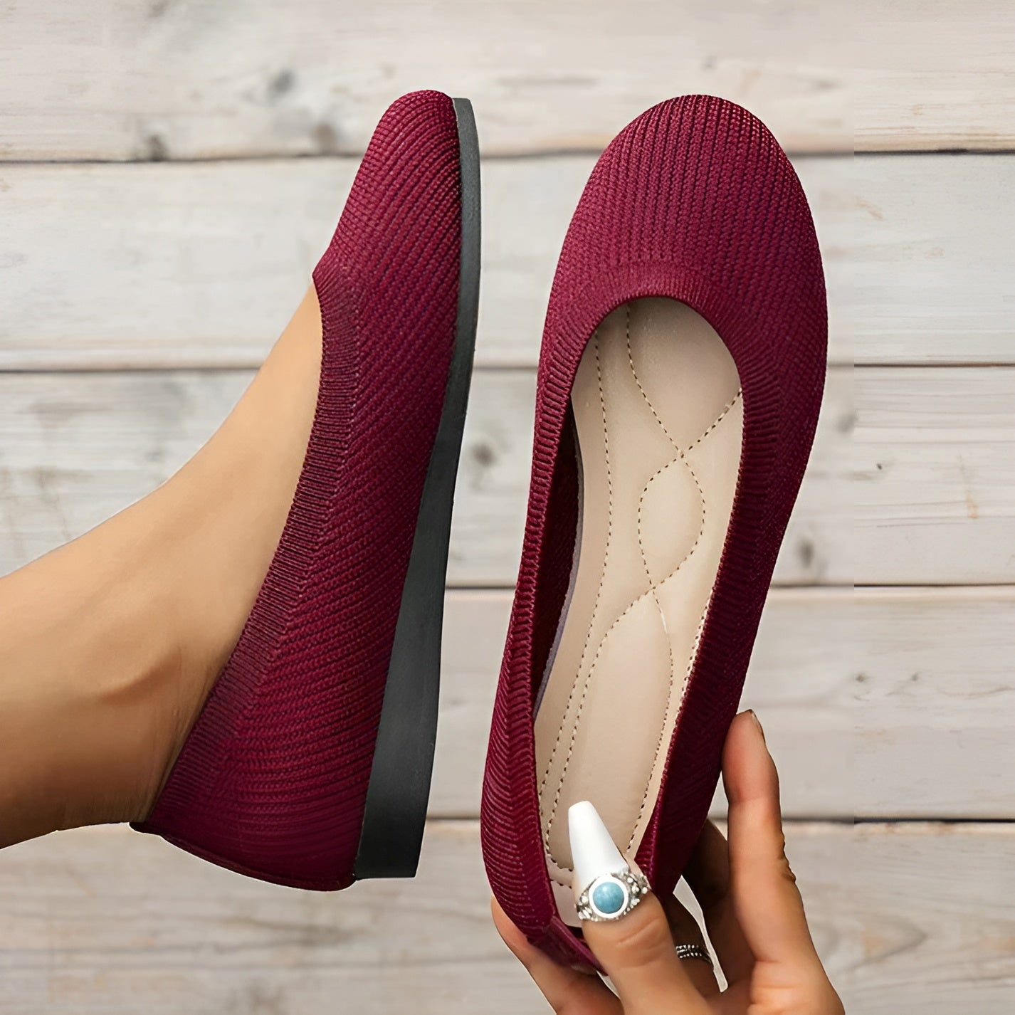 KAMILA™ ORTOPÆDISKE BALLERINAER | Gå uden smerter – med stil